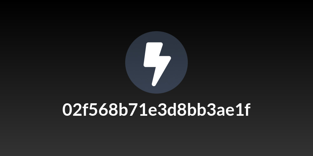 02f568b71e3d8bb3ae1f