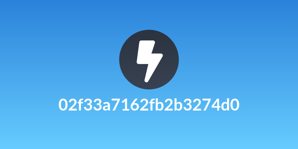 02f33a7162fb2b3274d0