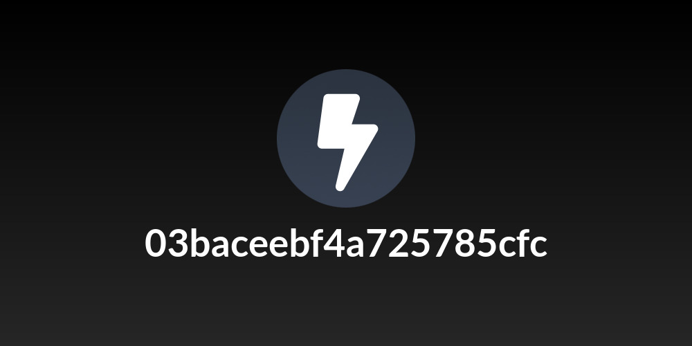 03baceebf4a725785cfc