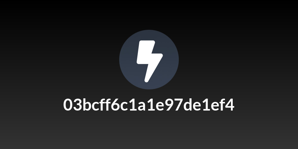 03bcff6c1a1e97de1ef4