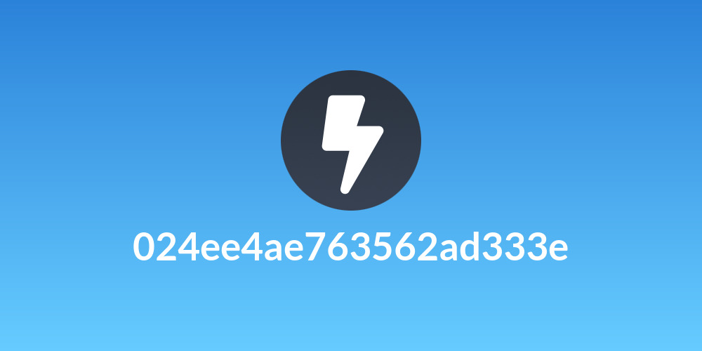 024ee4ae763562ad333e