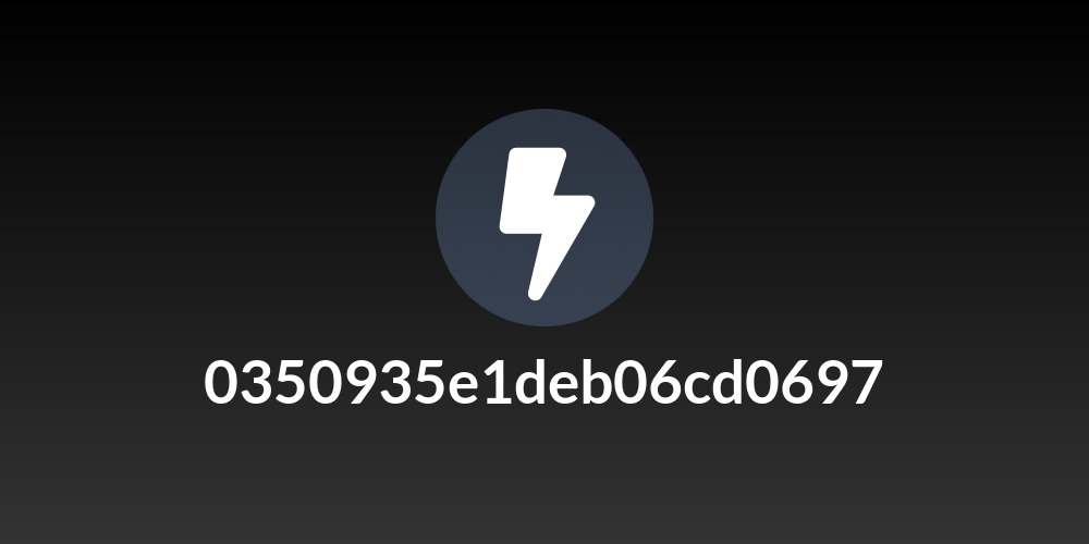 0350935e1deb06cd0697