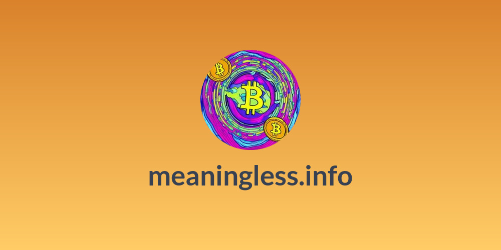 meaningless.info