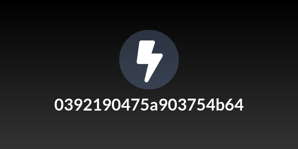 0392190475a903754b64