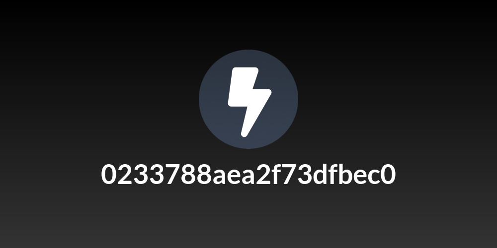 0233788aea2f73dfbec0