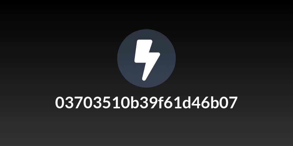 03703510b39f61d46b07