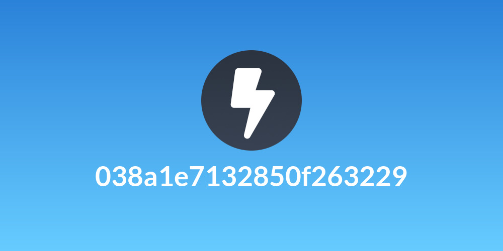 038a1e7132850f263229