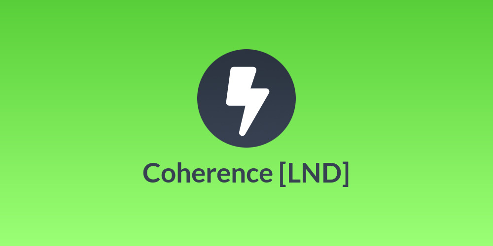 Coherence [LND]