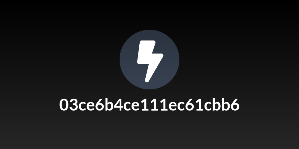 03ce6b4ce111ec61cbb6