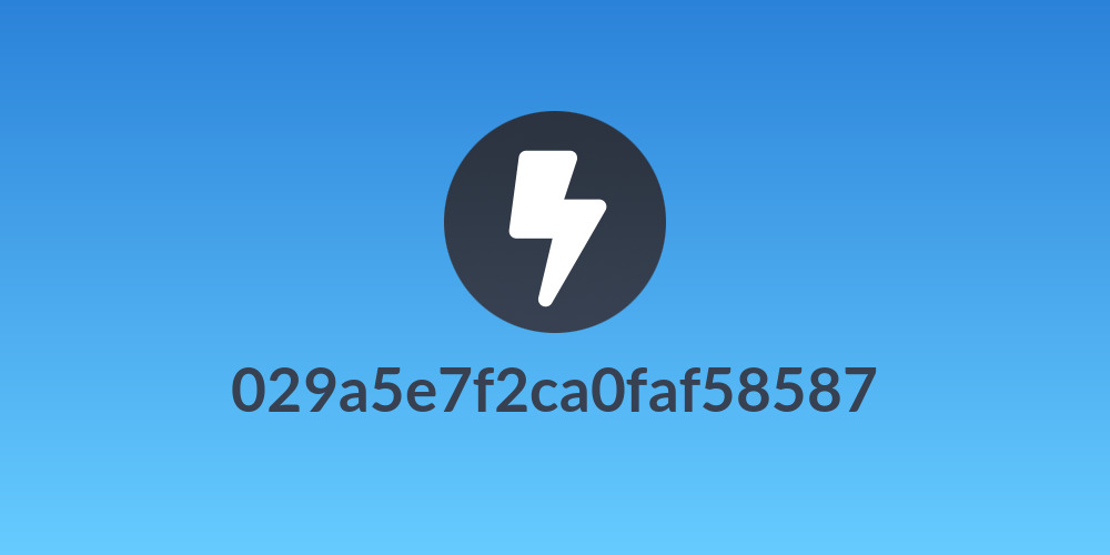 029a5e7f2ca0faf58587