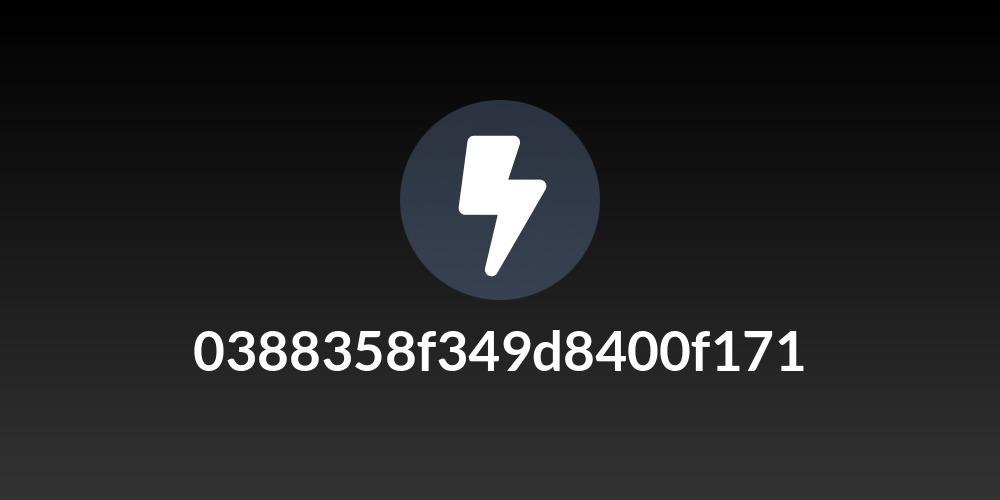 0388358f349d8400f171