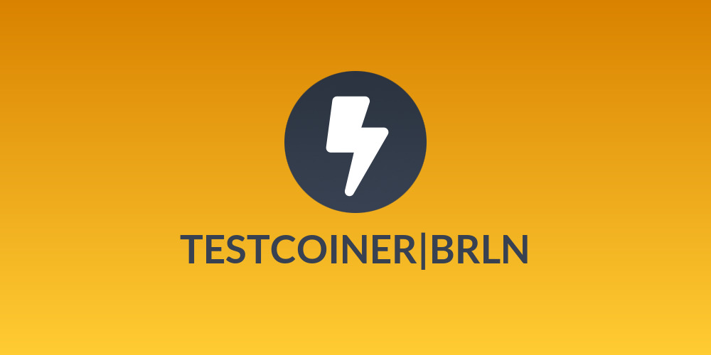 TESTCOINER|BR⚡️LN