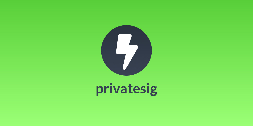 privatesig