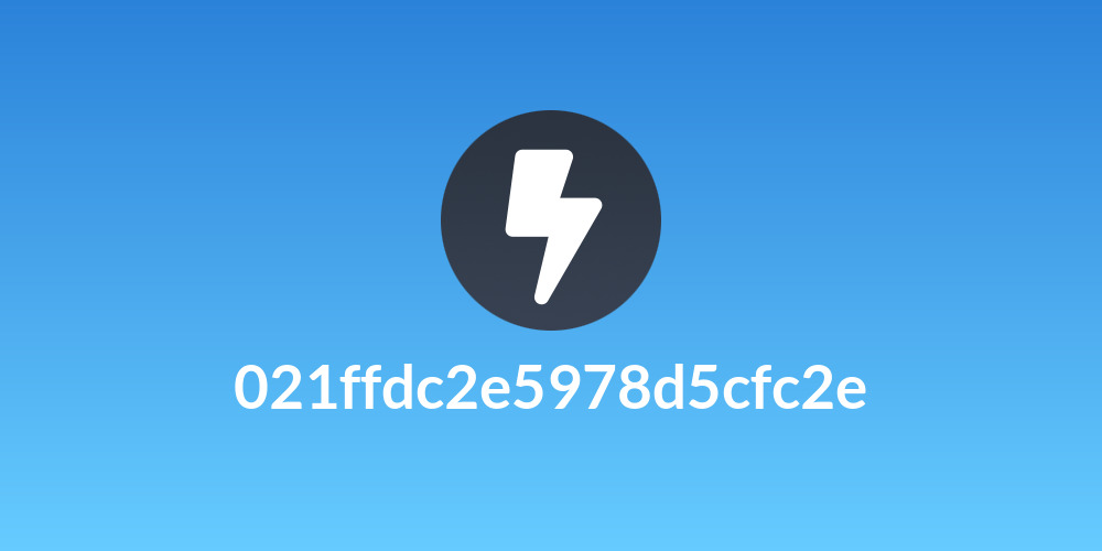 021ffdc2e5978d5cfc2e