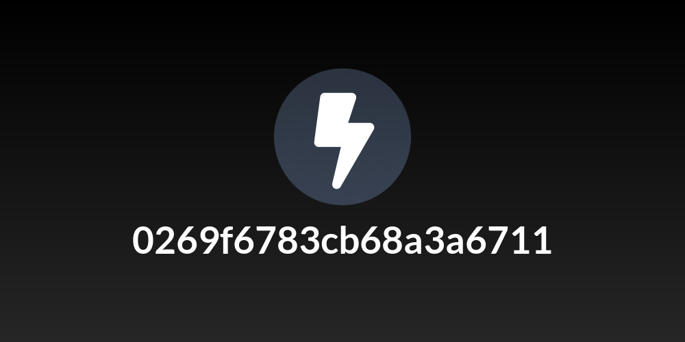 0269f6783cb68a3a6711