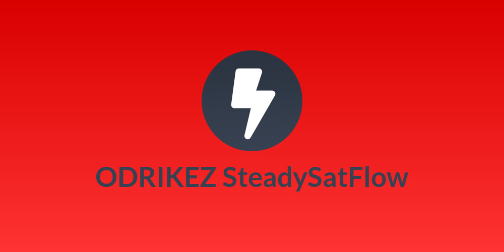 ODRIKEZ SteadySatFlow