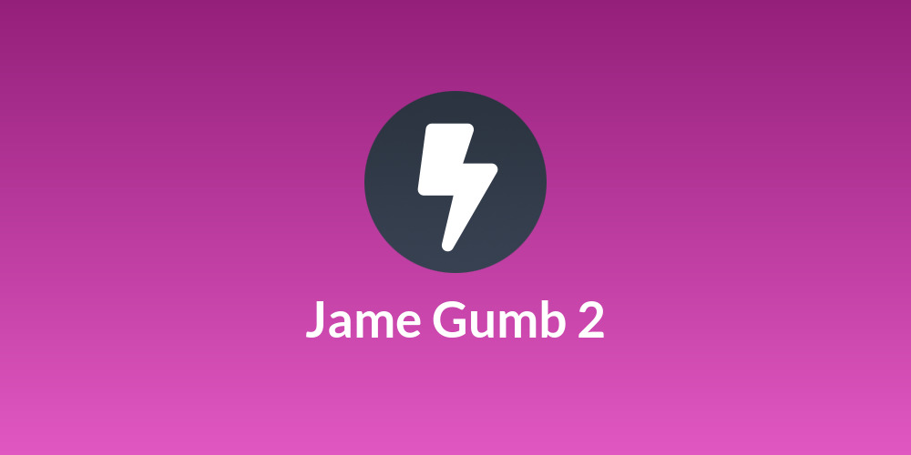 Jame Gumb🚀 2