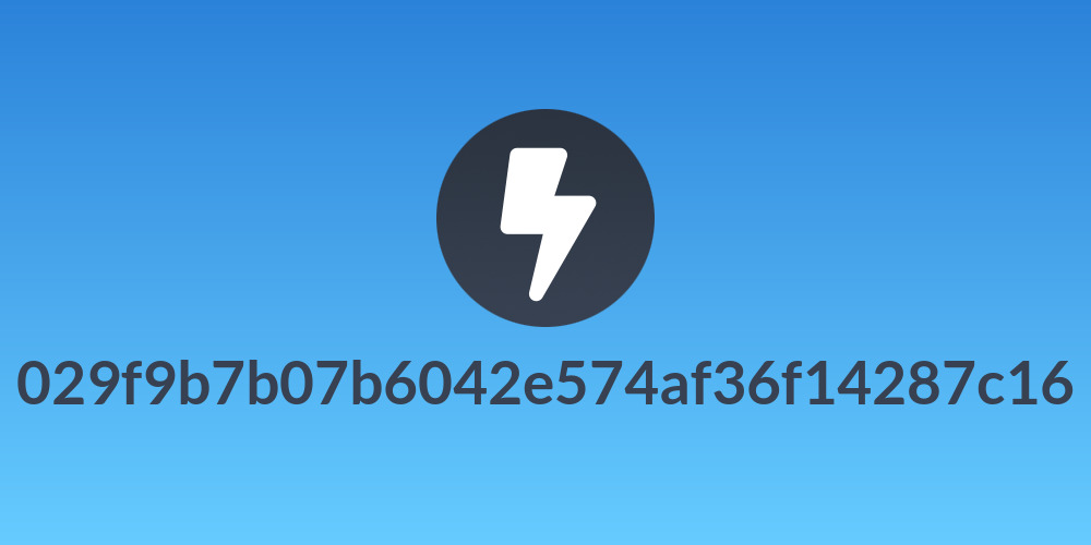 029f9b7b07b6042e574af36f14287c16