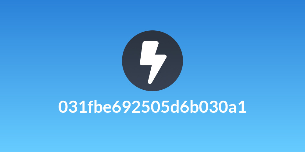 031fbe692505d6b030a1