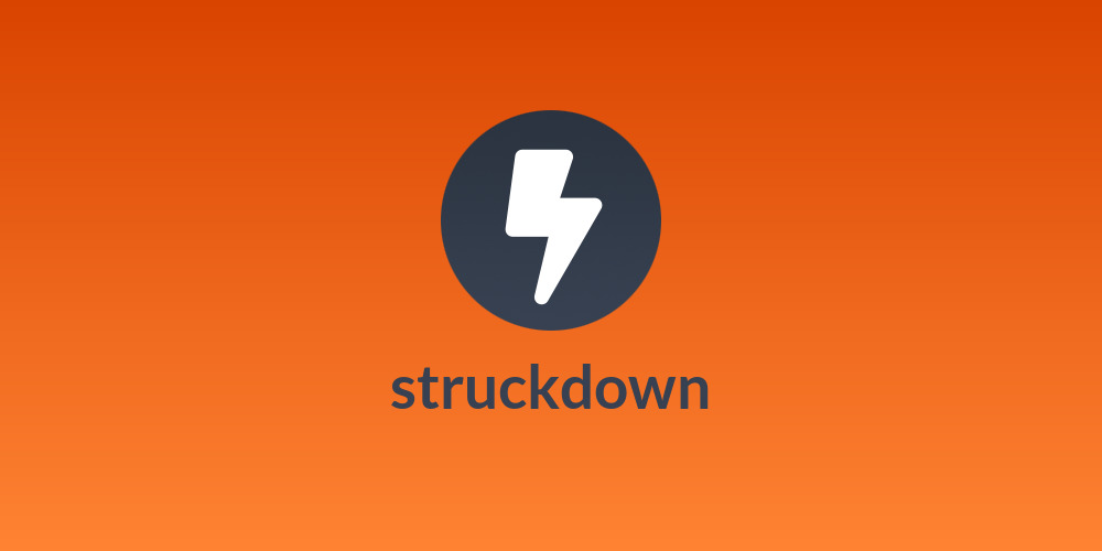 struckdown