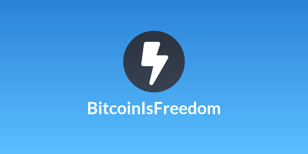 BitcoinIsFreedom