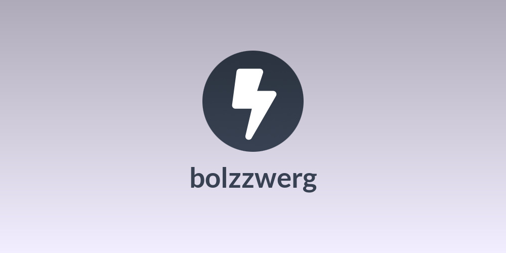 bolzzwerg