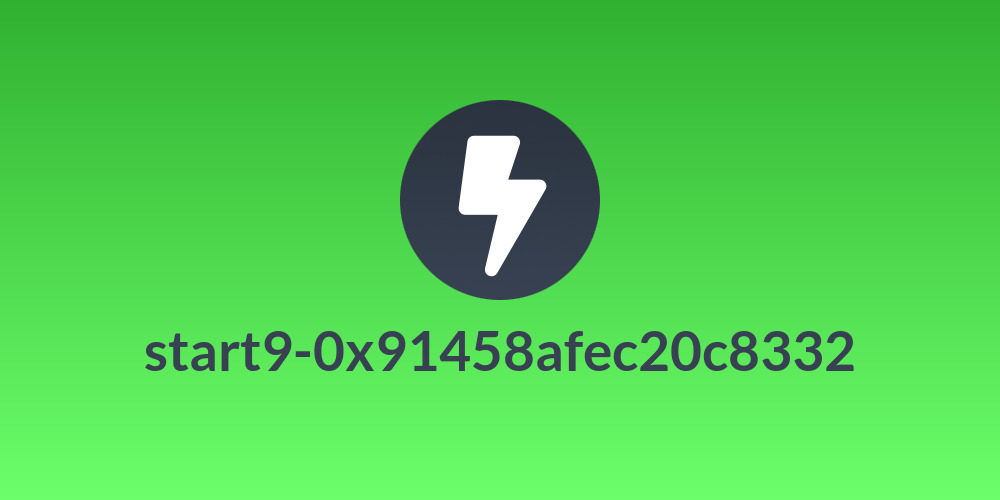 start9-0x91458afec20c8332