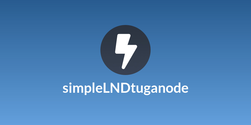 simpleLND⚡tuganode