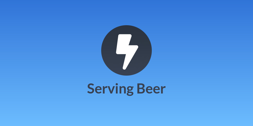 Serving Beer
