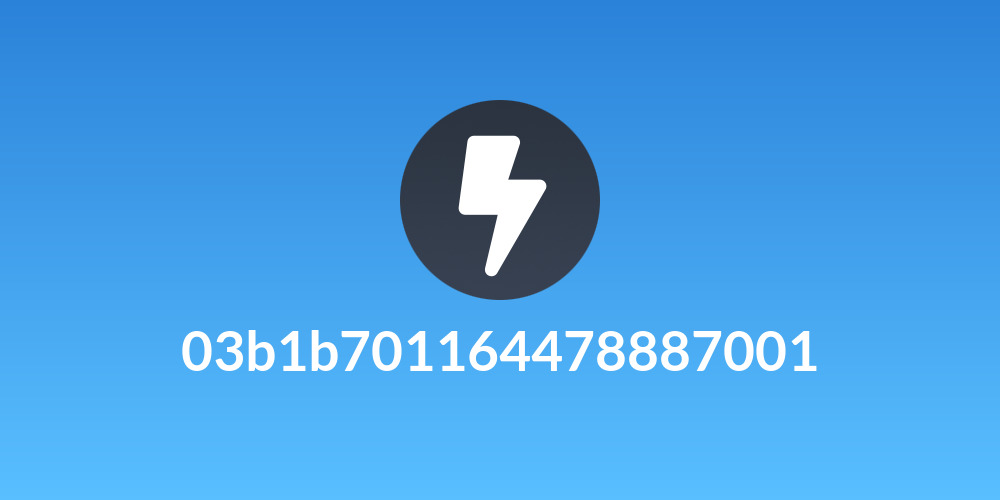 03b1b701164478887001