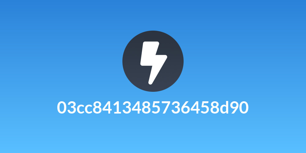 03cc8413485736458d90