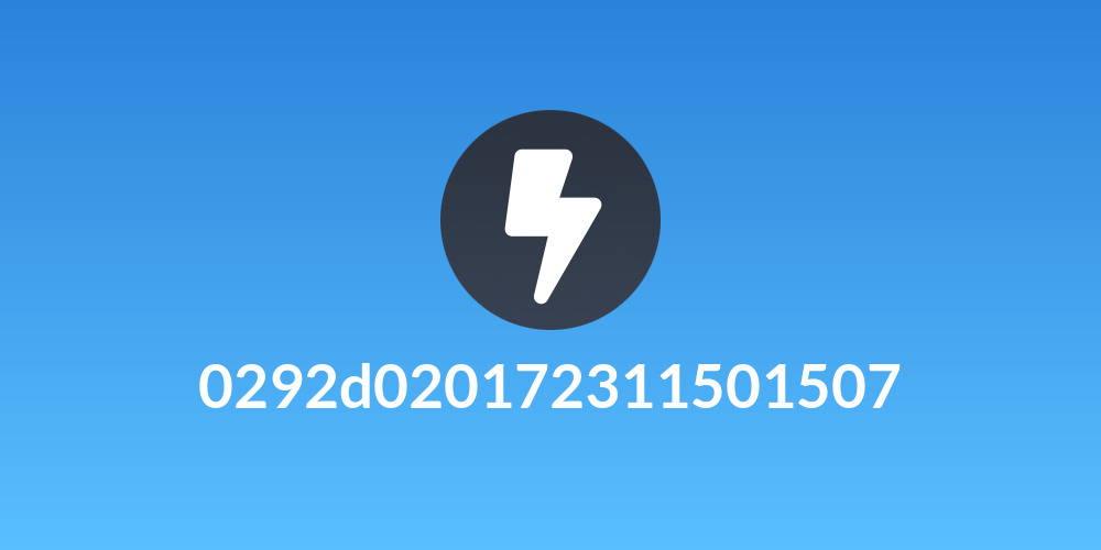 0292d020172311501507