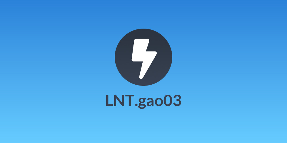 LNT.gao03