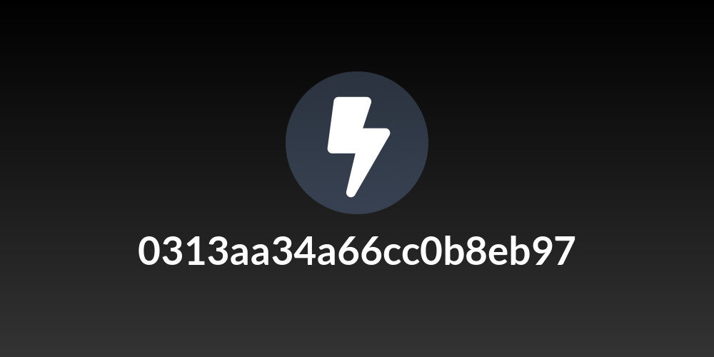 0313aa34a66cc0b8eb97