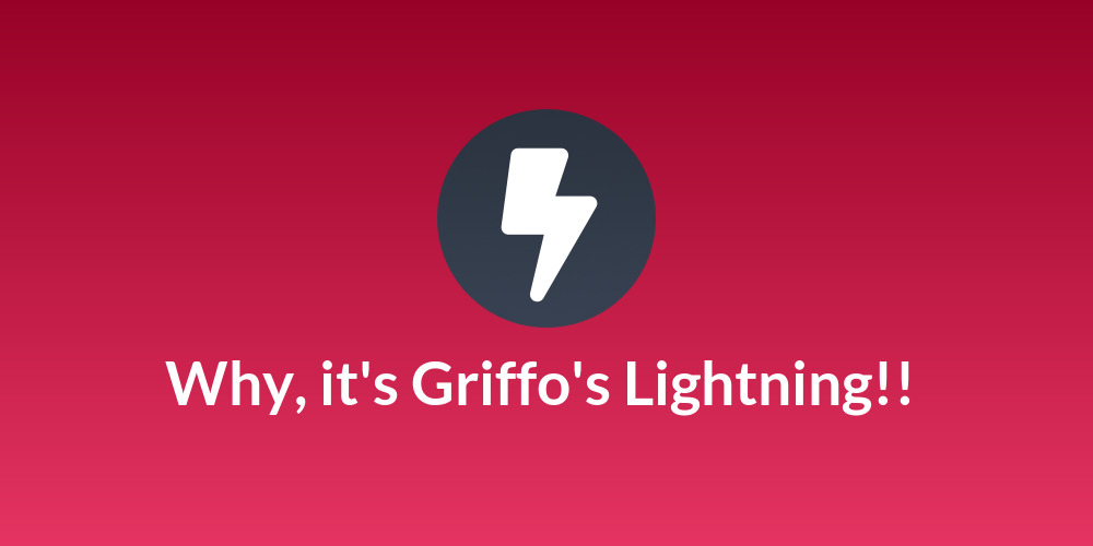 Why, it's Griffo's Lightning!! 