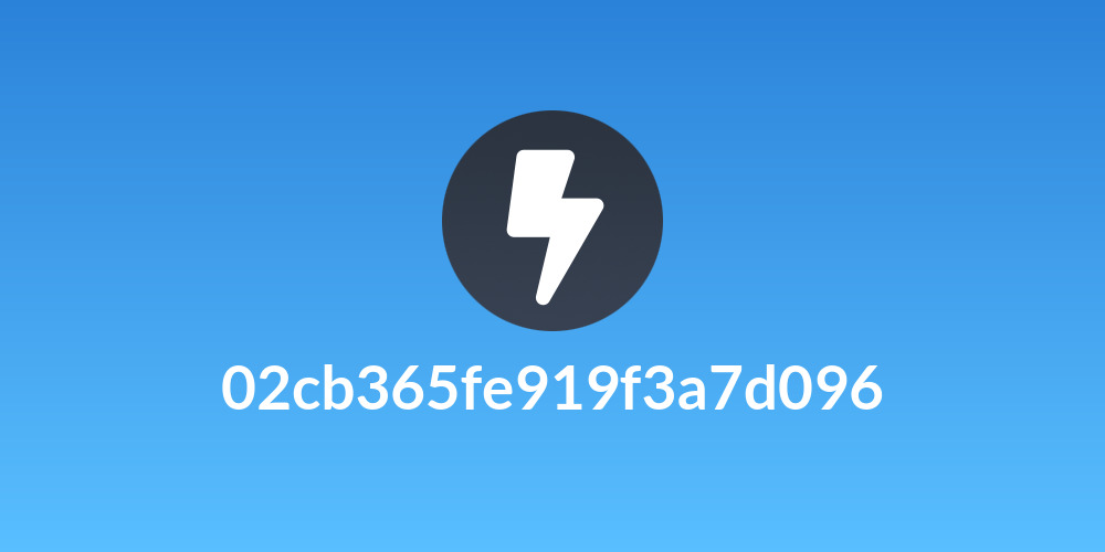 02cb365fe919f3a7d096