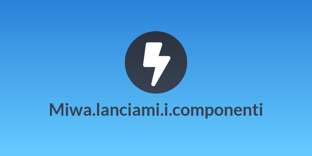Miwa.lanciami.i.componenti