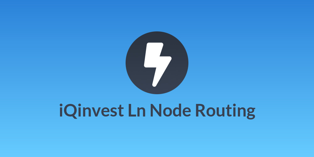 iQinvest Ln Node Routing