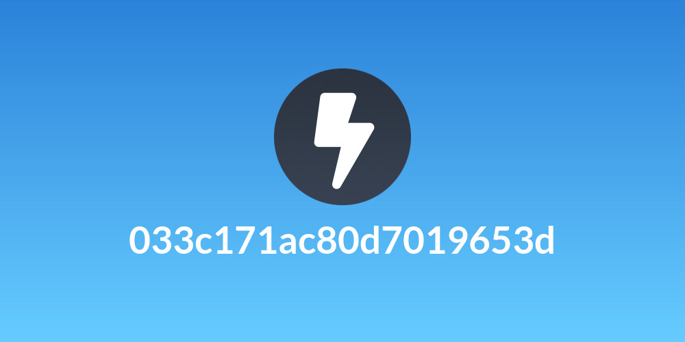 033c171ac80d7019653d