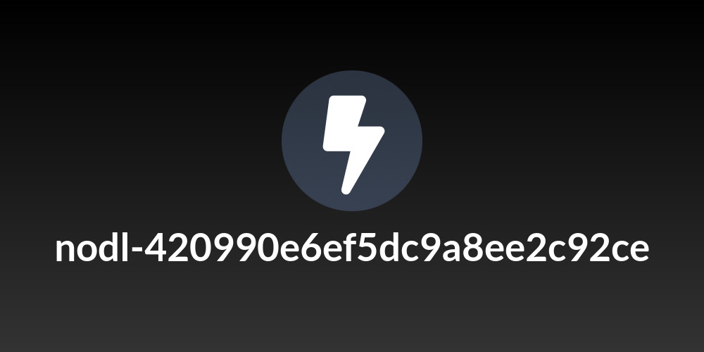 nodl-420990e6ef5dc9a8ee2c92ce