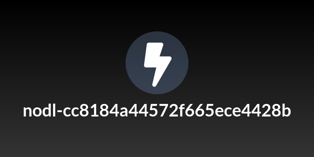 nodl-cc8184a44572f665ece4428b
