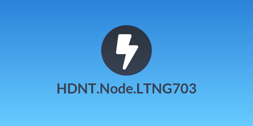 HDNT.Node.LTNG703