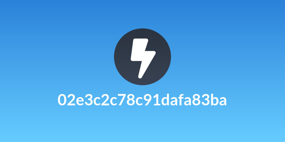 02e3c2c78c91dafa83ba