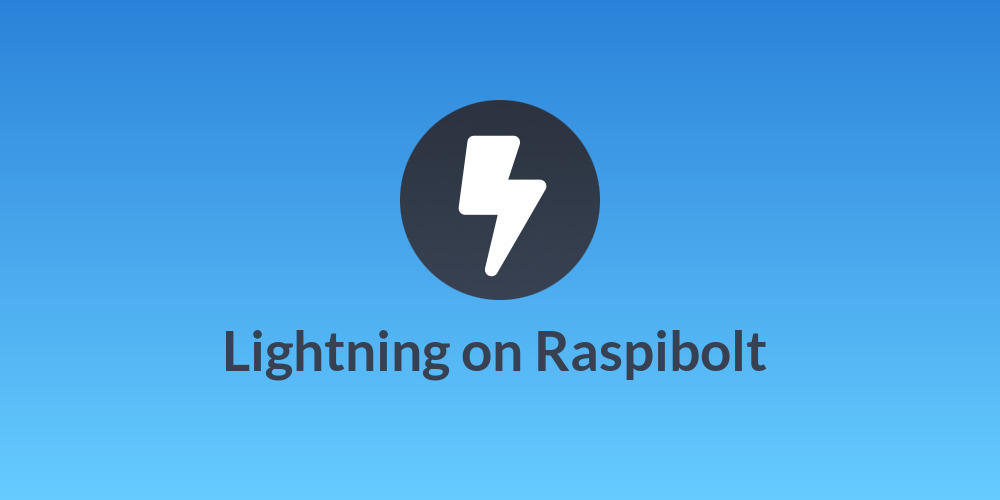 Lightning on Raspibolt ☇