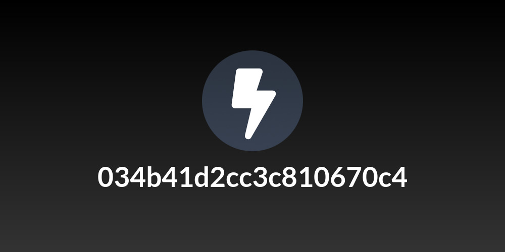 034b41d2cc3c810670c4