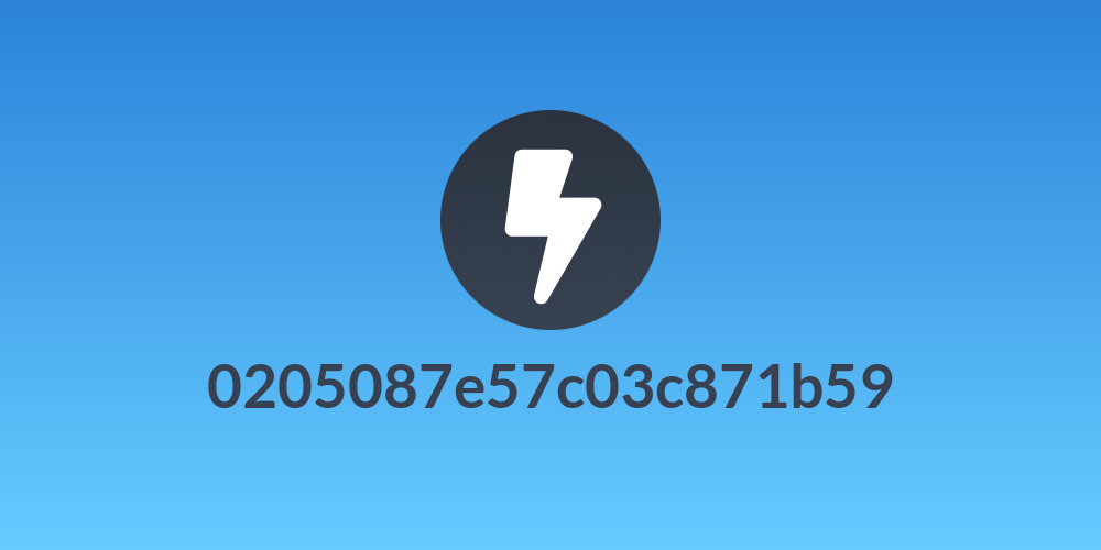 0205087e57c03c871b59