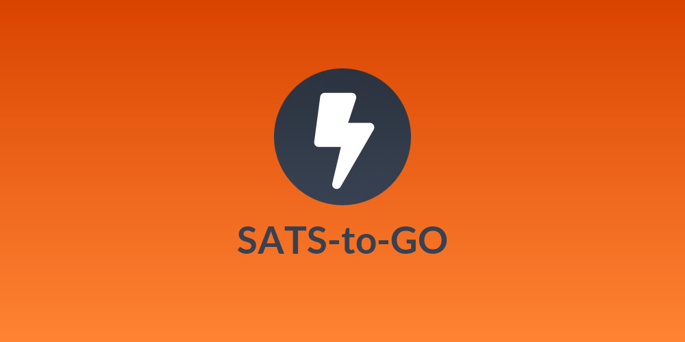 SATS-to-GO