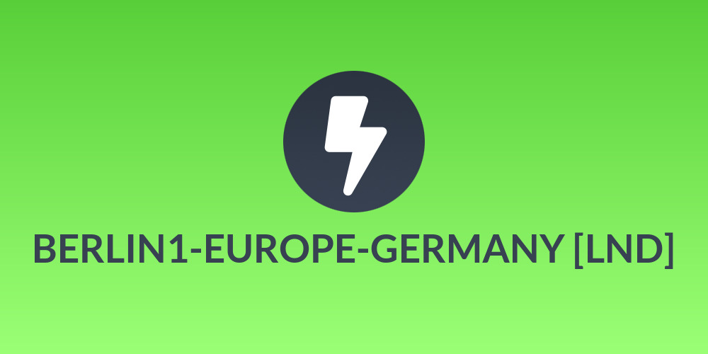 BERLIN1-EUROPE-GERMANY [LND]