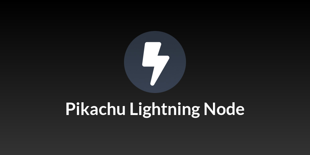 Pikachu Lightning Node
