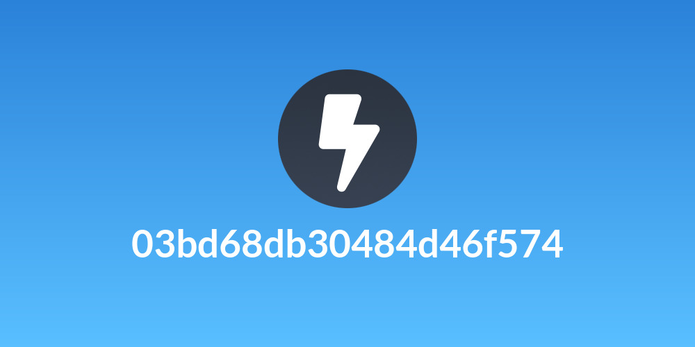 03bd68db30484d46f574